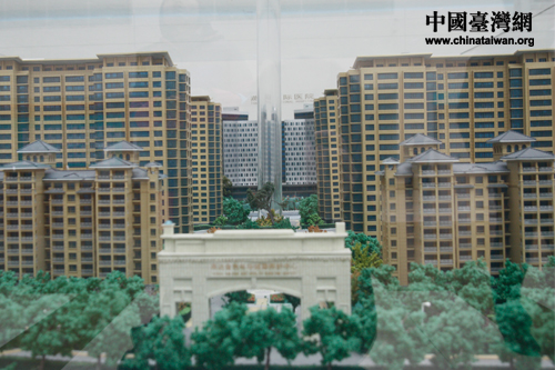 燕达国际健康城沙盘局部图